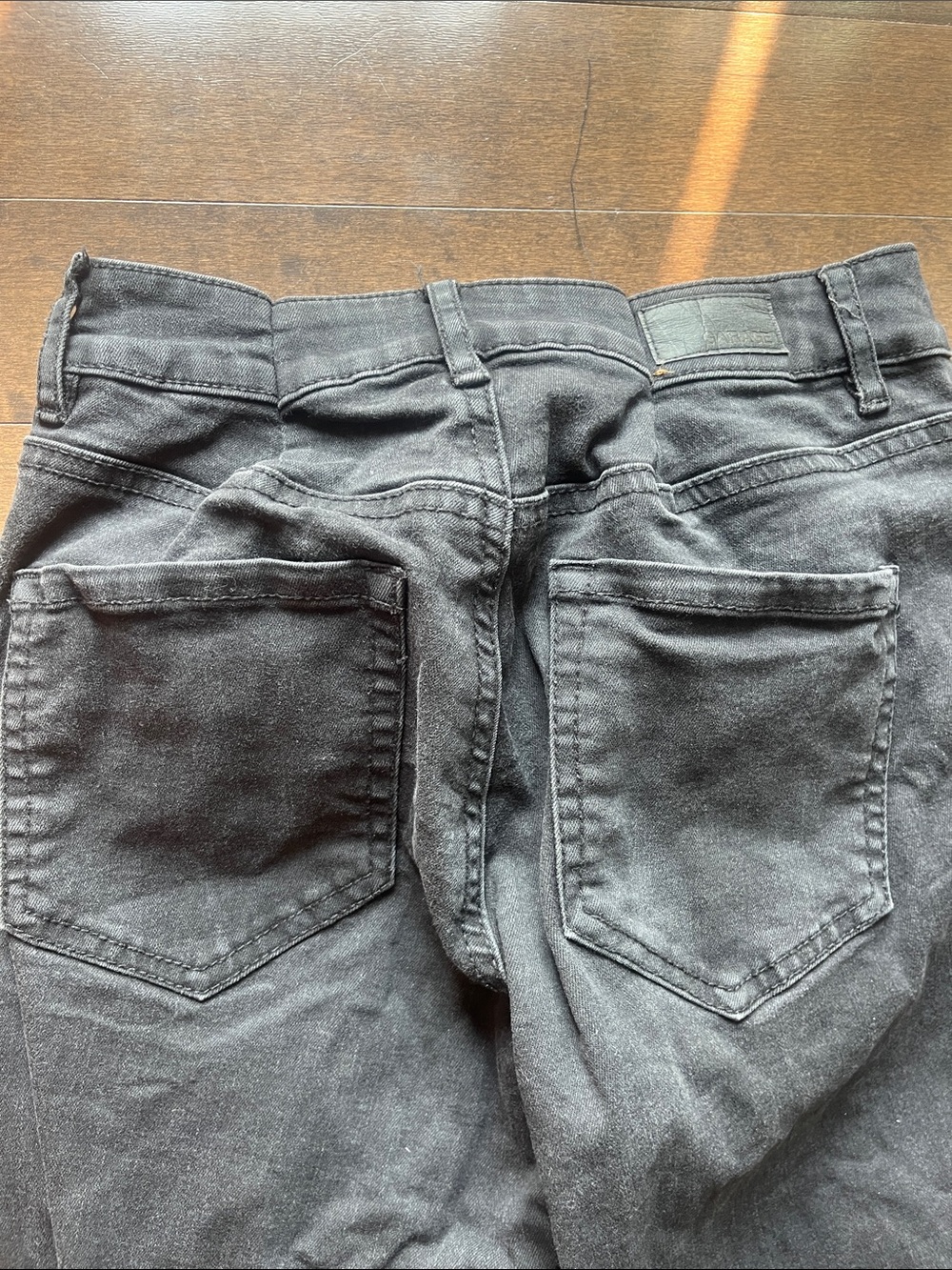 Garage Mid Rise Black Ripped Skinny Jeans - Picture 9 of 11